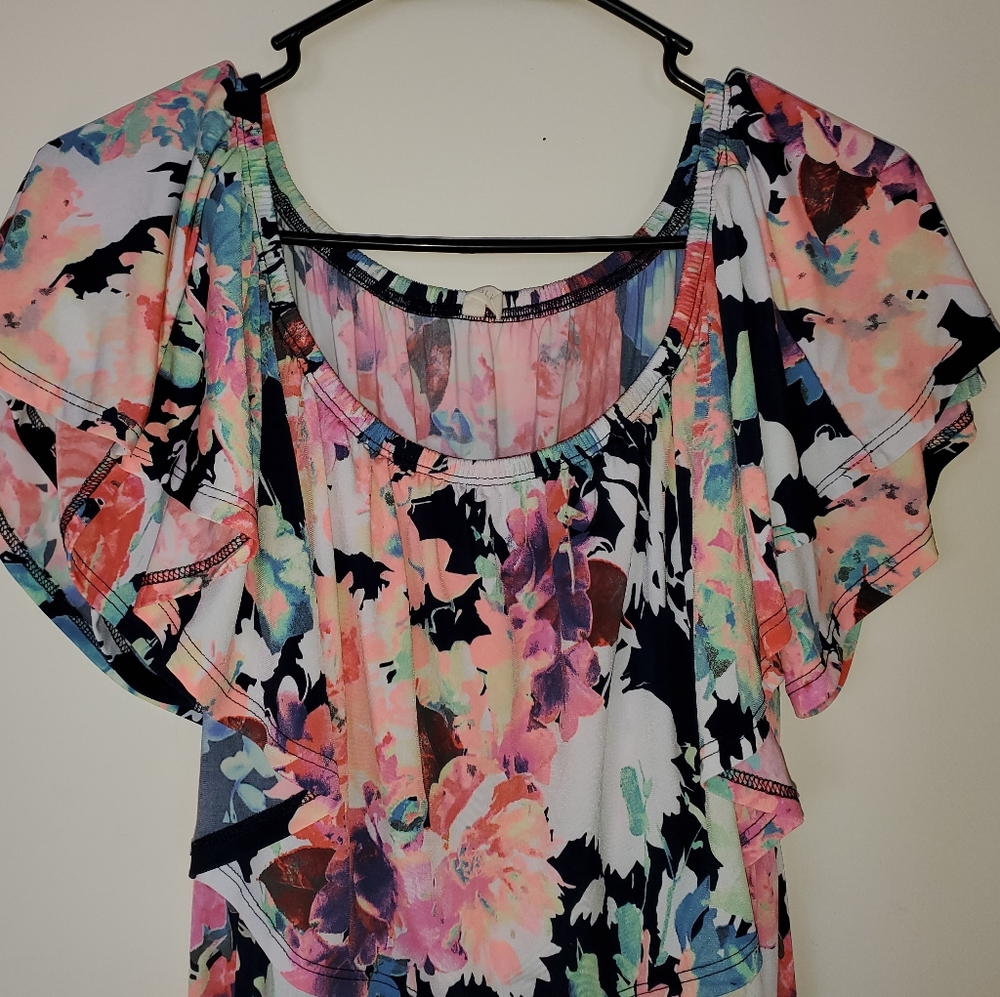 Pinkblush off the shoulder maternity dress